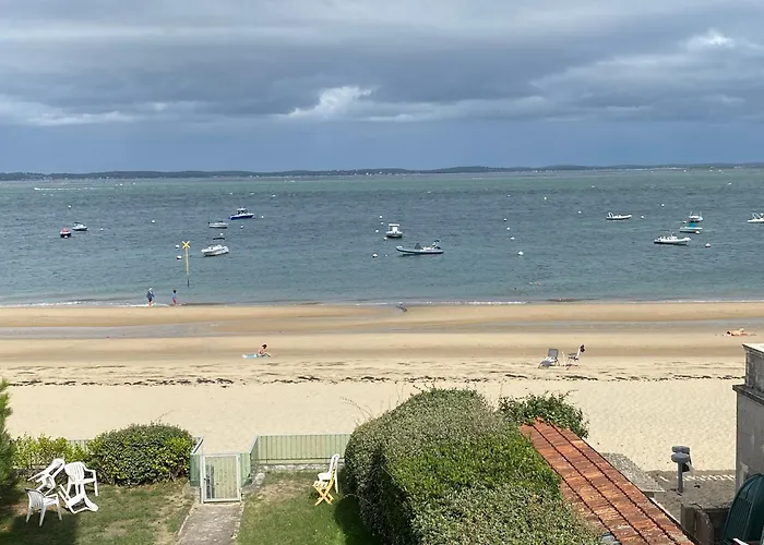 A Avec Vue Mer, Acces Direct Et Parking Securise - Fr-1-374-217 * Arcachon